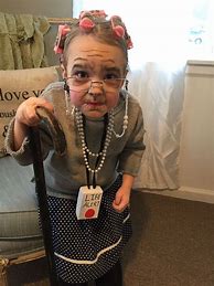 Image result for Old Lady Costumes for Girls