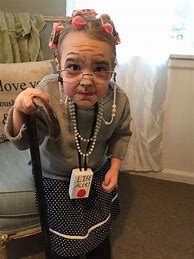 Image result for Child Old Lady Costume