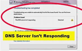 Image result for DNS Server Not Responding Windows