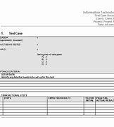 Image result for Test Case Template Word