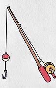 Image result for Fishing Rod Drawing Easy