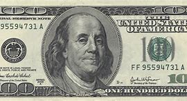 Image result for Picture of a 100 Dollar Bill