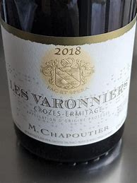Image result for M Chapoutier Crozes Ermitage Varonniers