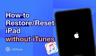 Image result for Factory Reset iPad without iTunes