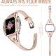 Image result for Rose Gold Apple Watch with Black Magnetic And