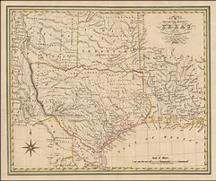 Image result for Texas State Map 1836