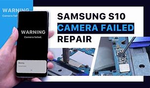 Image result for Smashed Samsung S10 Camera