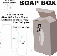 Image result for Soap Box Packaging Template