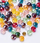 Image result for Rondelle Crystal Beads