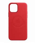 Image result for iPhone 12 Leather MagSafe Case Red