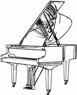 Image result for Grand Piano Side View Drawing