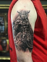 Image result for Thor Norse Mythology Tattoo
