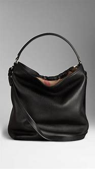 Image result for Burberry Leather Hobo Bag