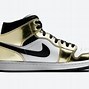 Image result for Jordan Shoes Black Gold