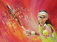 Image result for Rafael Nadal Painting