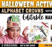 Image result for Halloween Name Craft