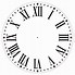 Image result for Roman Numeral Clock Face