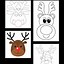 Image result for Reindeer Print Out