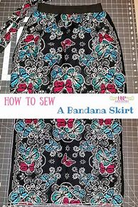 Image result for Bandana Skirt Pattern