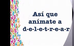 Image result for deletreo