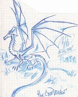 Image result for Cyan Dragon Sketch