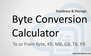 Image result for Byte Calculator