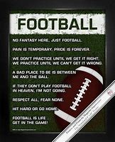 Image result for Funny Football Quotes Poster