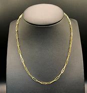 Image result for Gold Paperclip Necklace