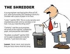 Image result for Cartoon Office Shredder