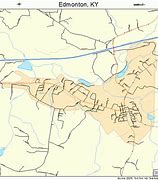 Image result for Edmonton Kentucky Map