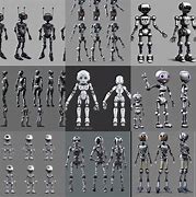 Image result for Robot Character Model