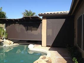 Image result for Roll Down Patio Shades