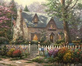 Image result for Cottage Painting