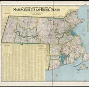 Image result for Map of Rhode Island and Massachusetts