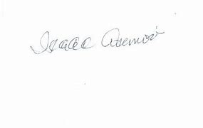 Image result for Isaac Asimov Autograph