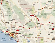 Image result for California-Arizona Map