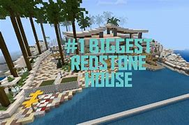 Image result for Biggest Minecraft Redstone House