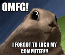 Image result for Forgot to Lock Computer Cat