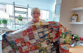 Image result for Blankets Made From Crisp Packets