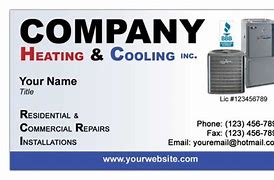 Image result for HVAC Business Cards