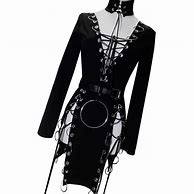 Image result for Punk Black Dress