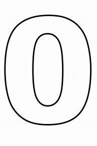 Image result for Printable Number 0 Template