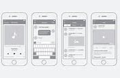 Image result for 8 iPhone Wireframe Template