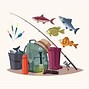 Image result for Clip Art Fishing Pole and Fish Hook