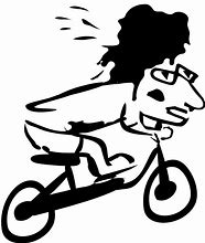 Image result for Funny Cyclist Clip Art