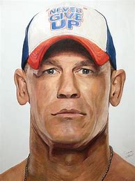 Image result for WWE John Cena Drawing with Other Drawings Behimd Him