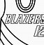 Image result for Portland Trail Blazers Logo Coloring Pages