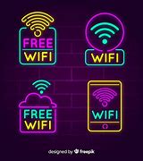 Image result for White WiFi Sign