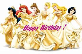 Image result for Happy Birthday Disney Princesses