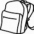 Image result for Backpack Drawing